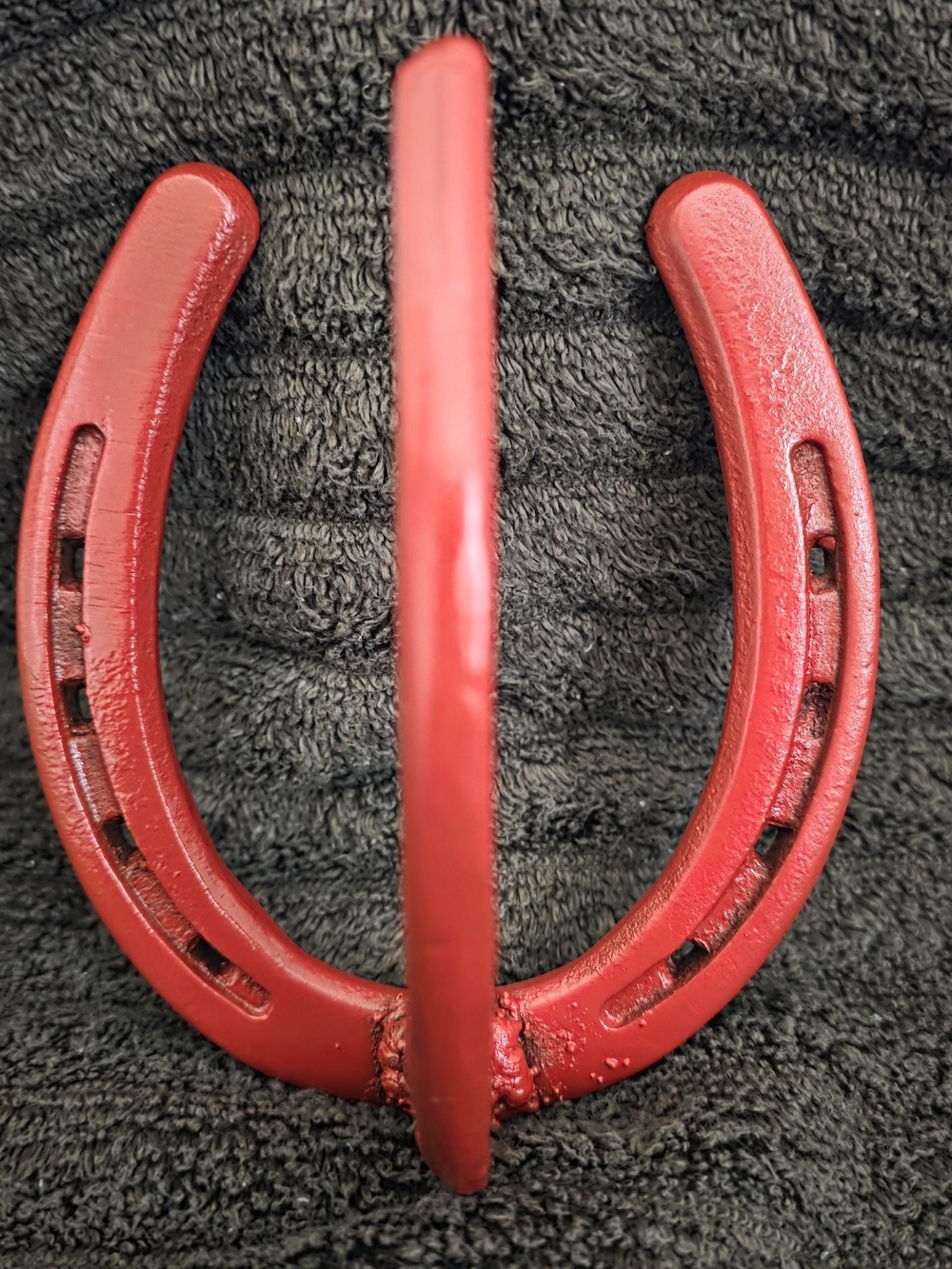 Handmade Welded Horseshoe Hanger Hook | Western Rustic Farmhouse Decor